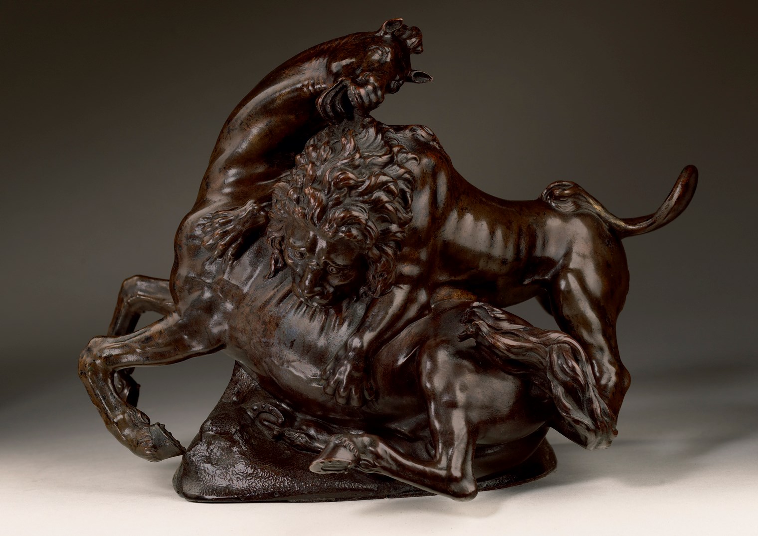 28. Lion Attacking a Horse